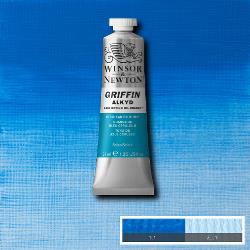 OIL PAINT - Fast Drying - Winsor & Newton GRIFFIN Alkyd -  37ml tube-	Cerulean Blue Hue