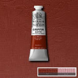 OIL PAINT - Fast Drying - Winsor & Newton GRIFFIN Alkyd -  37ml Tube -  Indian Red