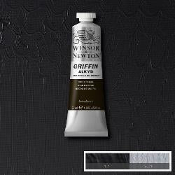 OIL PAINT - Fast Drying - Winsor & Newton GRIFFIN Alkyd -  37ml tube-	Ivory Black
