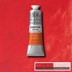 OIL PAINT - Fast Drying - Winsor & Newton GRIFFIN Alkyd -  37ml tube-	Vermilion Hue