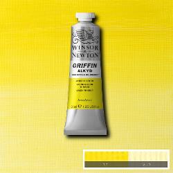 OIL PAINT - Fast Drying - Winsor & Newton GRIFFIN Alkyd -  37ml tube-	Winsor Lemon
