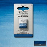 ARTISTS WATERCOLOUR PAINT - Winsor & Newton - PROFESSIONAL - HALF PAN - PHTHALO TURQUOISE