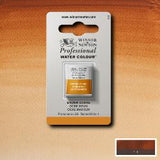 ARTISTS WATERCOLOUR PAINT - Winsor & Newton - PROFESSIONAL - HALF PAN - BROWN OCHRE