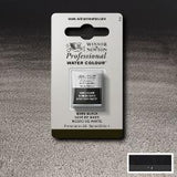ARTISTS WATERCOLOUR PAINT - Winsor & Newton - PROFESSIONAL - HALF PAN - MARS BLACK