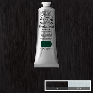 ACRYLIC PAINT -  Winsor & Newton PROFESSIONAL - 60 ml tube - Perylene Green