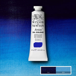ARTISTS OIL COLOUR - Winsor & Newton Artists' - 37ml tube -  ORIENTAL BLUE
