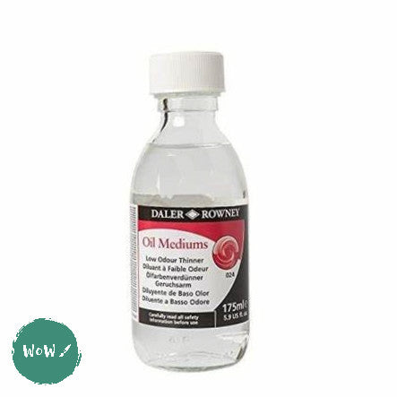 Oil Painting Solvents-Daler Rowney - Low Odour Thinner 175ml