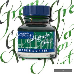 INK - Winsor & Newton - CALLIGRAPHY -  30ml Bottle -  GREEN