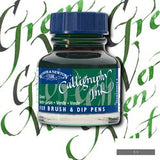 INK - Winsor & Newton - CALLIGRAPHY -  30ml Bottle -  GREEN