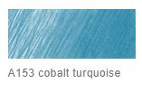 PASTEL PENCILS – SINGLES-  Faber-Castell - PITT - 153 -	Cobalt Turquoise