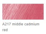 COLOUR PENCIL - Single - Faber Castell - POLYCHROMOS - 217 - Middle Cadmium Red