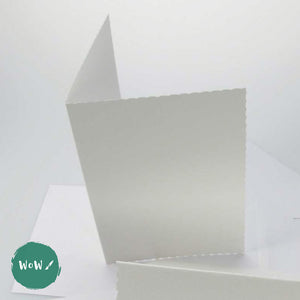 Watercolour Paper Blank Greeting Cards & Envelopes - C5 Deckle Edge- Pack of 5