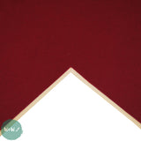 Mountboard - DALER ROWNEY Cream Core A1 – SINGLE SHEET -	CRIMSON