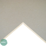 Mountboard - DALER ROWNEY Cream Core A1 – SINGLE SHEET -	DOVE GREY
