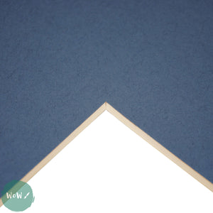 Mountboard - DALER ROWNEY Cream Core A1 – SINGLE SHEET -	SAXE BLUE