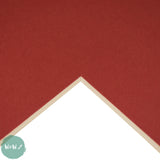 Mountboard - DALER ROWNEY Cream Core A1 – SINGLE SHEET -	SCARLET