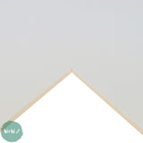 Mountboard - DALER ROWNEY Cream Core A1 – SINGLE SHEET -	SNOW WHITE
