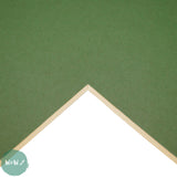 Mountboard - DALER ROWNEY Cream Core A1 – FIVE SHEET PACK - damaged - SOFT GREEN