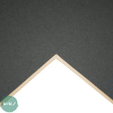 Mountboard - DALER ROWNEY Cream Core A1 – SINGLE SHEET -	DARK GREY