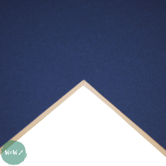 Mountboard - DALER ROWNEY Cream Core A1 – SINGLE SHEET -	TWILIGHT BLUE