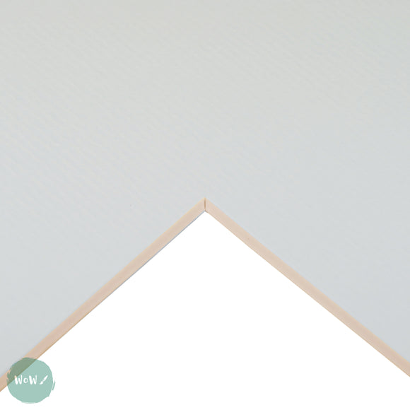 Mountboard - DALER ROWNEY Cream Core A1 – SINGLE SHEET - SOFT WHITE INGRES Texture