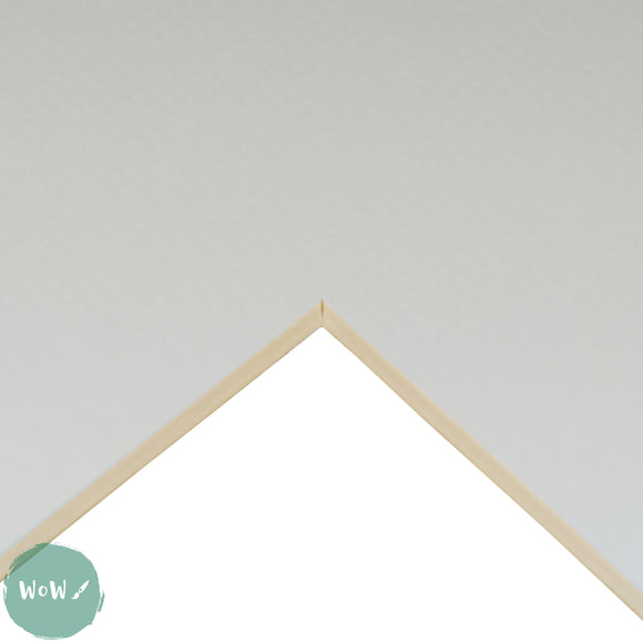 Mountboard - DALER ROWNEY Cream Core A1 – SINGLE SHEET -	SNOW WHITE TEXTURE