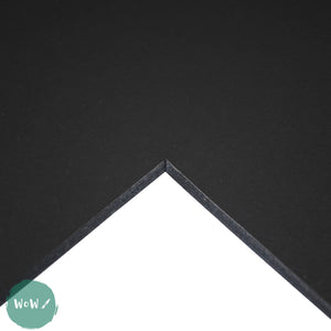 Mountboard -  Black Core A1 – SINGLE SHEET - POSTER BLACK DOUBLE SIDED