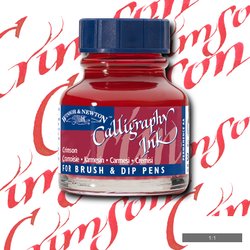 INK - Winsor & Newton - CALLIGRAPHY -  30ml Bottle -  CRIMSON