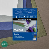 Pastel Paper Pads- Daler Rowney - MURANO Pastel & Art paper- 12 x 9"- Cool Colours