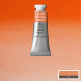 ARTISTS WATERCOLOUR PAINT - Winsor & Newton Professional - 14ml Tube - Winsor Orange Red