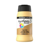 ACRYLIC PAINT - Daler Rowney - SYSTEM 3 -  500ml pot -	Naples Yellow
