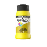 ACRYLIC PAINT - Daler Rowney - SYSTEM 3 -  500ml pot -	Process Yellow