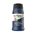ACRYLIC PAINT - Daler Rowney - SYSTEM 3 -  500ml pot -	Prussian Blue (Hue)