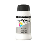 ACRYLIC PAINT - Daler Rowney - SYSTEM 3 -  500ml pot -	Titanium White