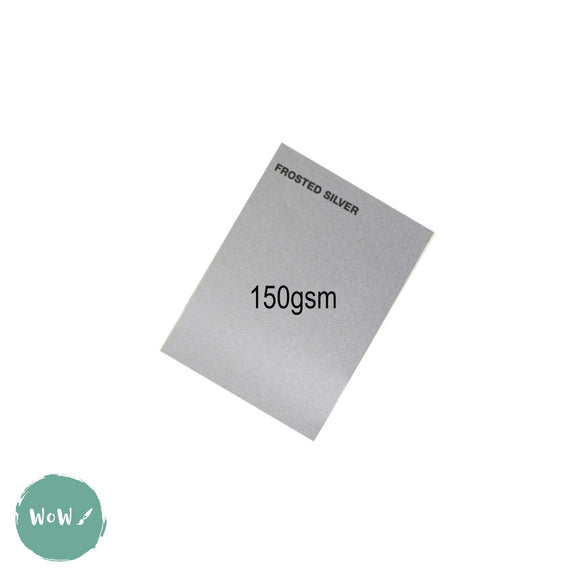 CANFORD 150gsm Metallic Paper - Frosted Silver A4