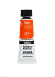 Daler Rowney CRYLA Artists Acrylic 75ml Tubes-  CADMIUM ORANGE