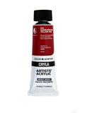 Daler Rowney CRYLA Artists Acrylic 75ml Tubes-  QUINACRIDONE YELLOW RED