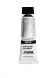 ARTISTS ACRYLIC PAINT - Daler Rowney - CRYLA - Heavy Body - 75ml Tube -   METAL WHITE (IMIT)