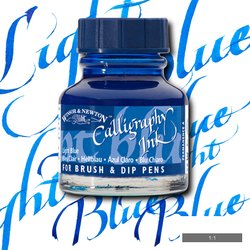 INK - Winsor & Newton - CALLIGRAPHY -  30ml Bottle -  LIGHT BLUE