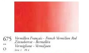 OIL PAINT - OIL STICK - Sennelier -  38ml 	-	675	-	French Vermillion Red