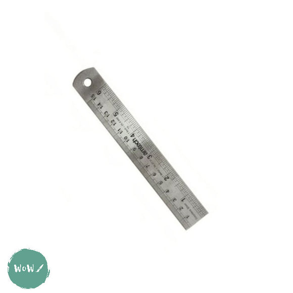 Rules/Rulers – MEASURING & CUTTING - Stainless Steel - metric & imperial – 150mm / 6”