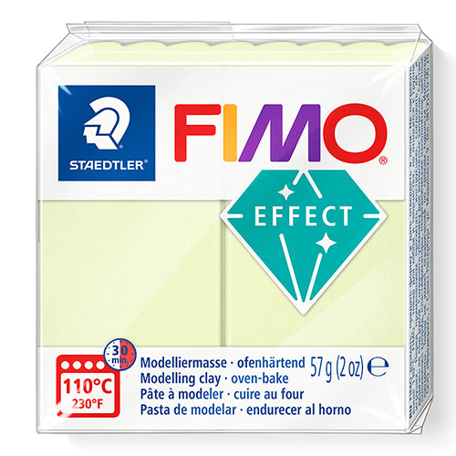 Modelling Clay- FIMO Effect, Oven-hardened POLYMER, 57g (2oz) block - 	105- Vanilla