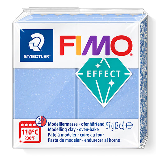 Modelling Clay- FIMO Effect, Oven-hardened POLYMER, 57g (2oz) block - 	386- Agate Blue