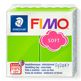 Modelling Clay- FIMO Soft, Oven-hardened POLYMER, 57g (2oz) block 	50- Apple Green