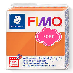 Modelling Clay- FIMO Soft, Oven-hardened POLYMER, 57g (2oz) block 	76- Cognac