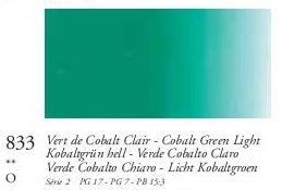 OIL PAINT - OIL STICK - Sennelier -  38ml 	-	833	-	Cobalt Green Light