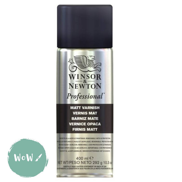 Winsor & Newton Spray Varnish-  PICTURE VARNISH Professional  Matt 400ml
