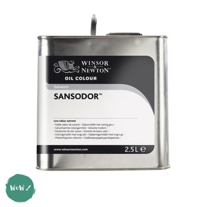 Oil Painting Solvents- Winsor & Newton - SANSODOR LOW ODOUR SOLVENT 2.5 Litre