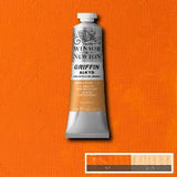 OIL PAINT - Fast Drying - Winsor & Newton GRIFFIN Alkyd -  37ml Tube - 	Cadmium Orange Hue