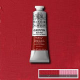 OIL PAINT - Fast Drying - Winsor & Newton GRIFFIN Alkyd -  37ml Tube - 	Cadmium Red Deep Hue